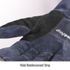 BSX® Grain Pigskin & Split Cowhide Stick Glove - Reinforced Strip